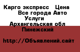 Карго экспресс › Цена ­ 100 - Все города Авто » Услуги   . Архангельская обл.,Пинежский 